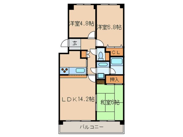 ノヴァ　宝が丘Ⅱの物件間取画像